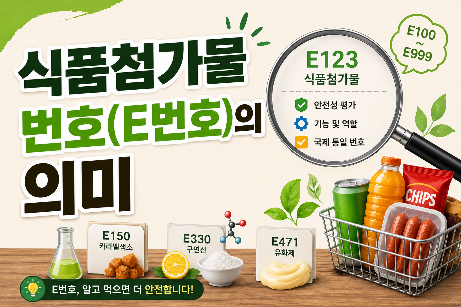 식품첨가물 E번호 바로 알기 썸네일