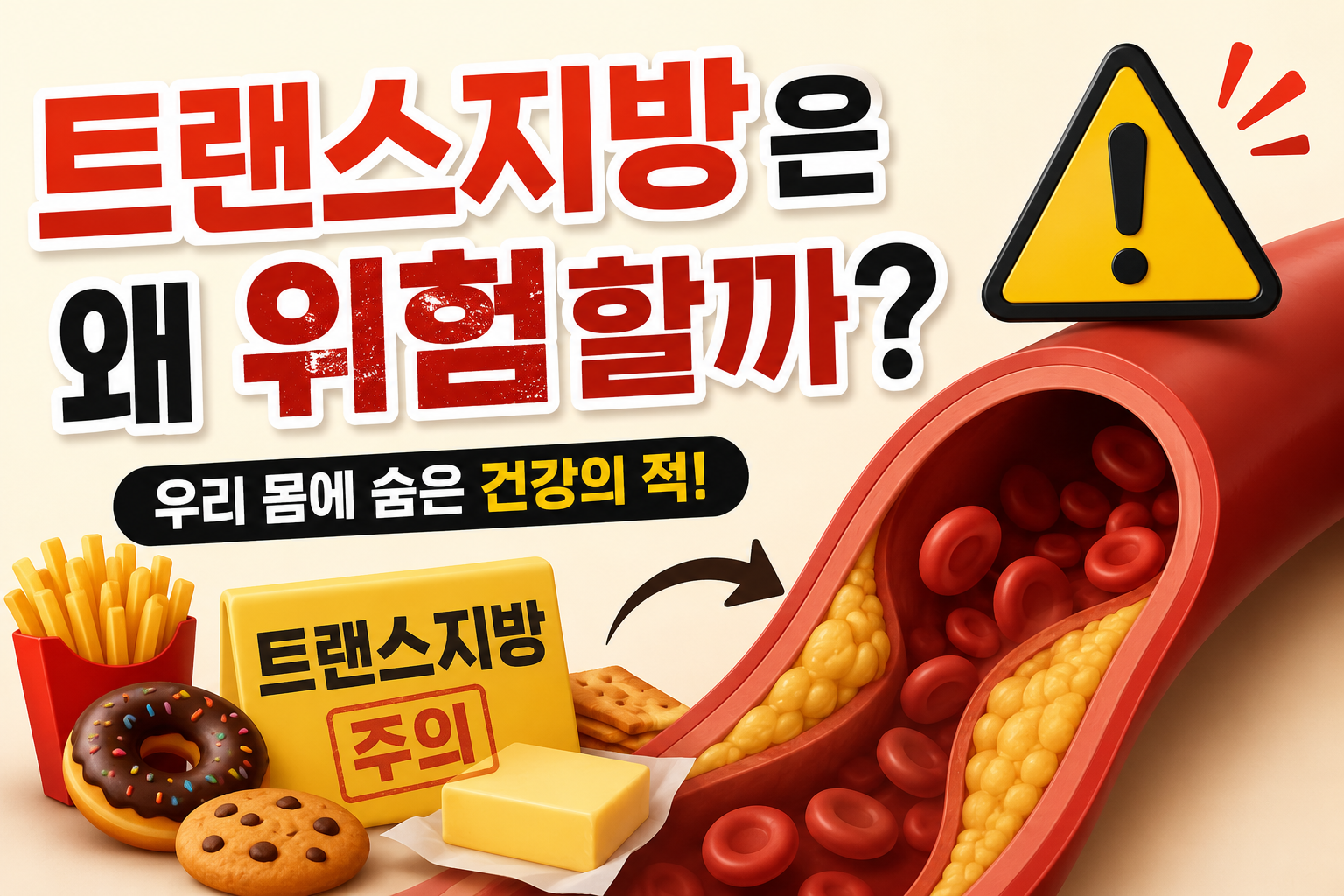 트랜스지방의 위험성과 건강 영향 썸네일
