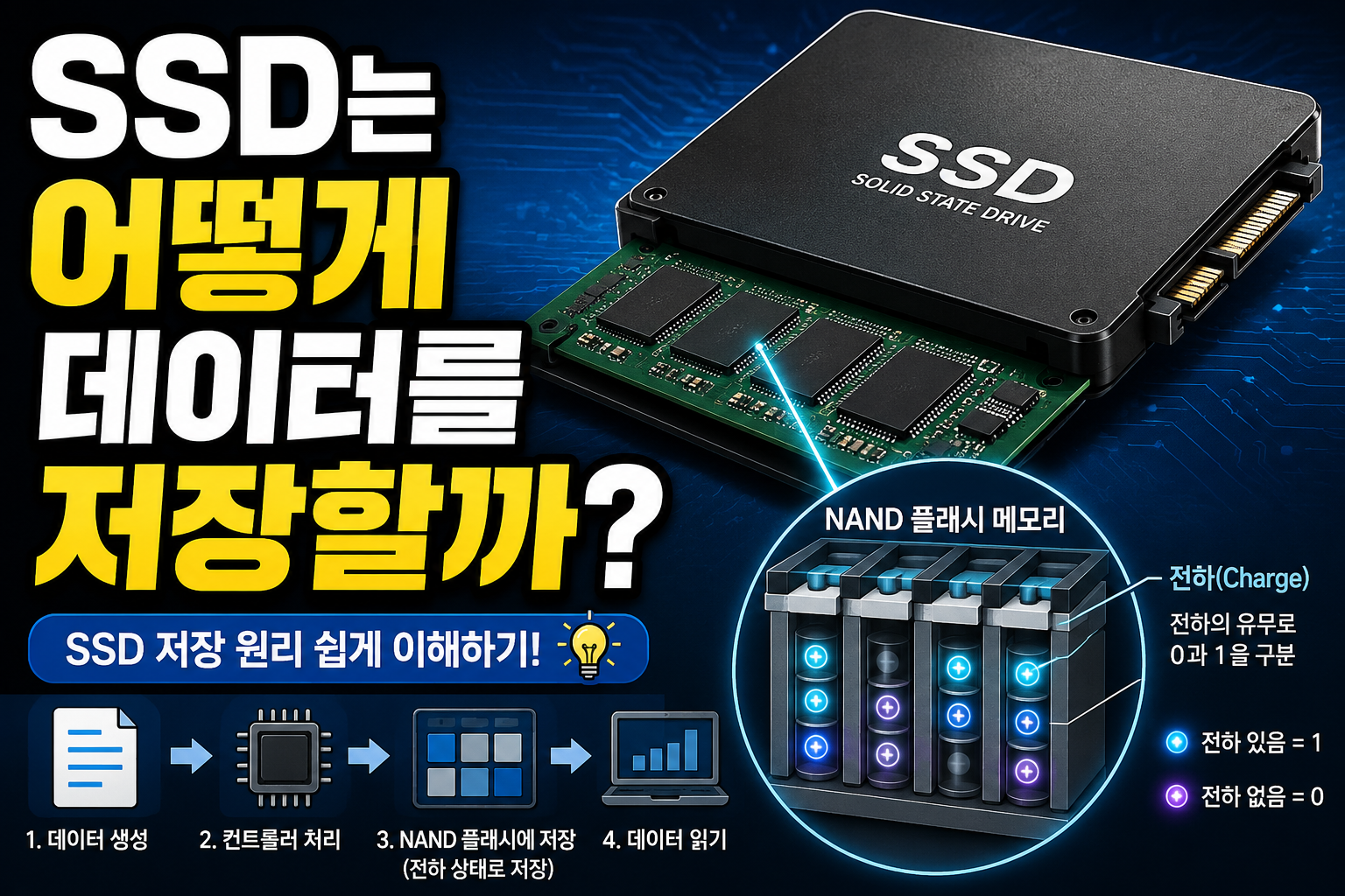 SSD 저장 원리 쉽게 이해하기 썸네일
