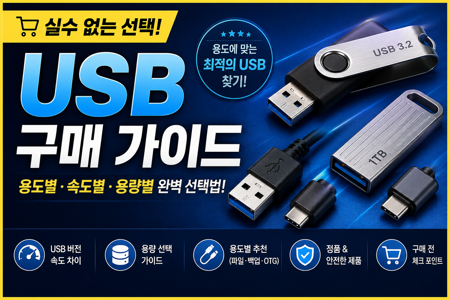 USB 구매 가이드 완벽 선택법 썸네일