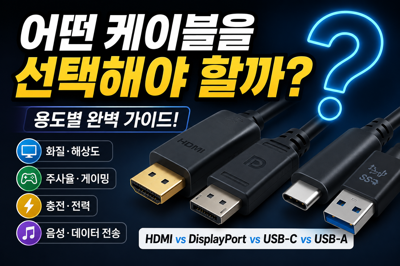 케이블 선택 완벽 가이드 썸네일