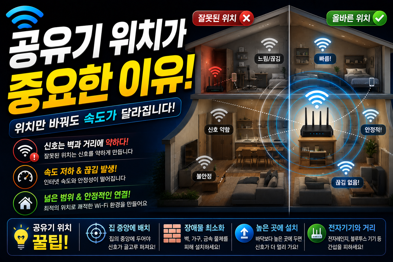 공유기 위치, 속도를 바꾼다 썸네일