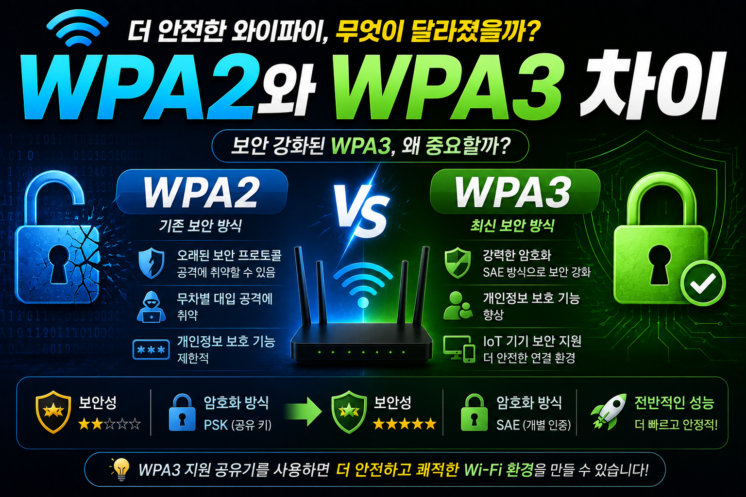 WPA2와 WPA3, 보안의 진화 썸네일