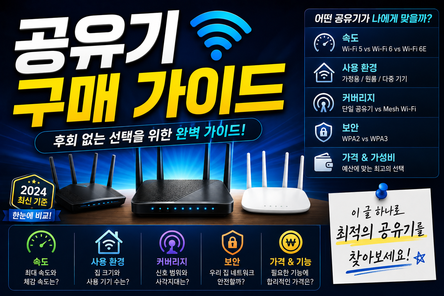 공유기 구매 가이드: 최적의 선택 찾기 썸네일