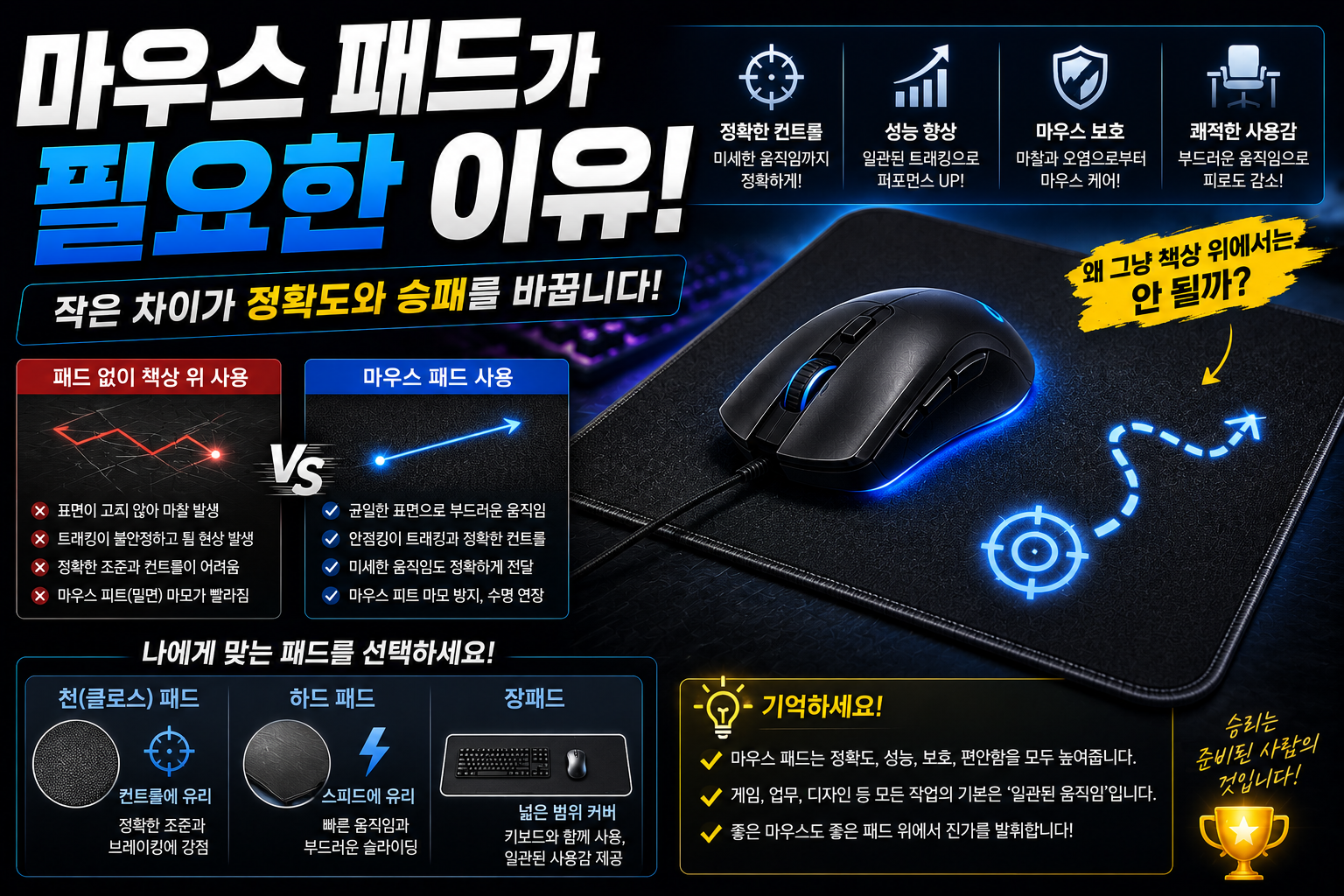 마우스 패드가 필요한 이유 썸네일
